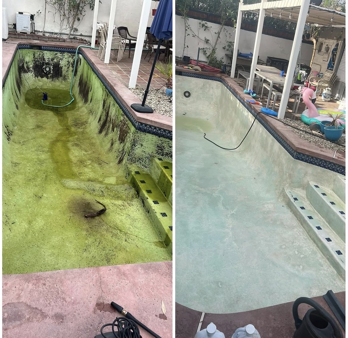 Acid Wash Recovery before and after